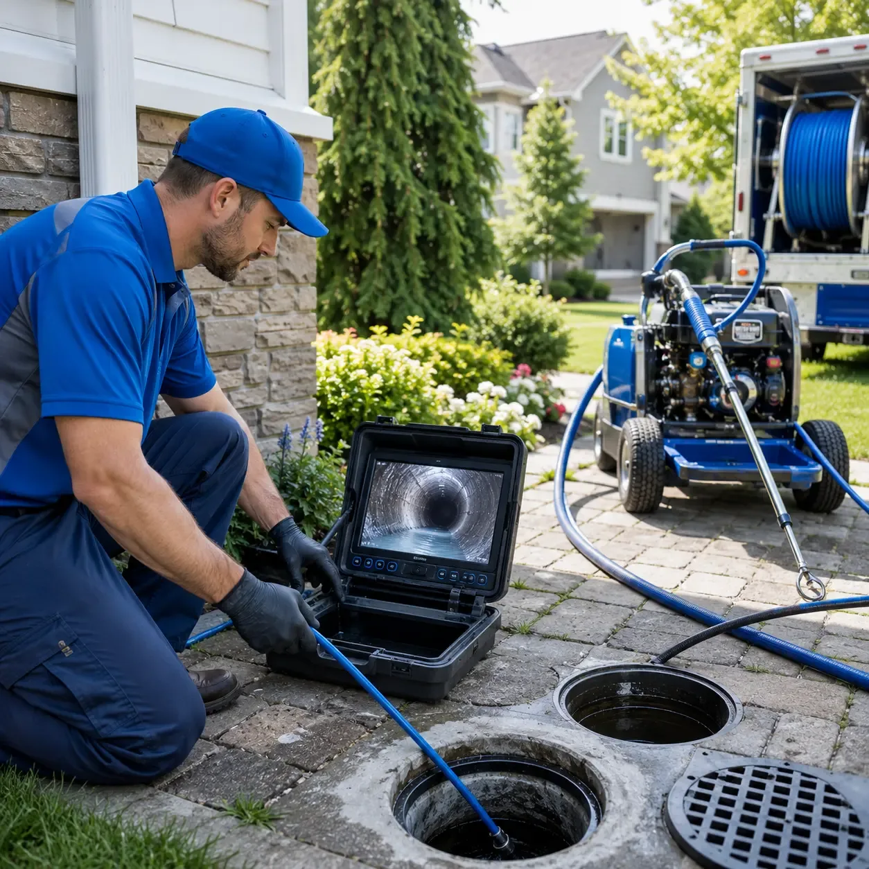 Outdoor drain cleaning professionals serving Lottie, LA